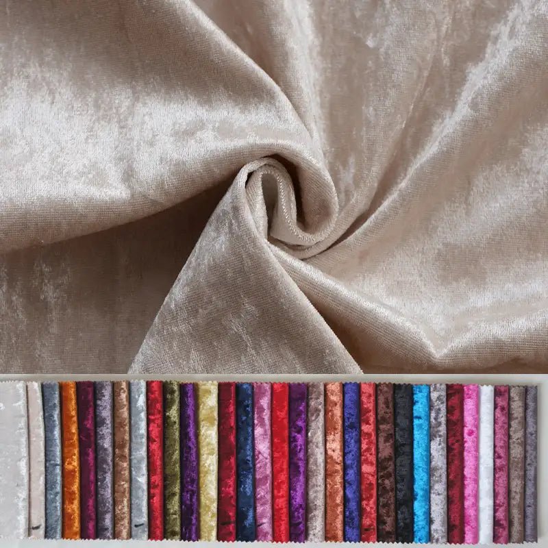 LasilkFabric Premium Diamand Velvet Upholstery Fabric - 