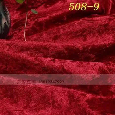 LasilkFabric Premium Diamand Velvet Upholstery Fabric - 