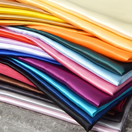 LasilkFabric Simulated Silk Stretch Satin - 