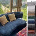 Load image into Gallery viewer, LasilkFabric Snowflake Velvet Chenille Upholstery Fabric - 
