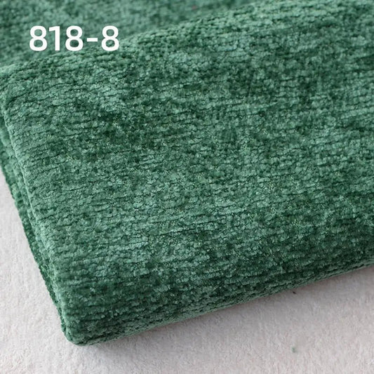 LasilkFabric Snowflake Velvet Chenille Upholstery Fabric - 