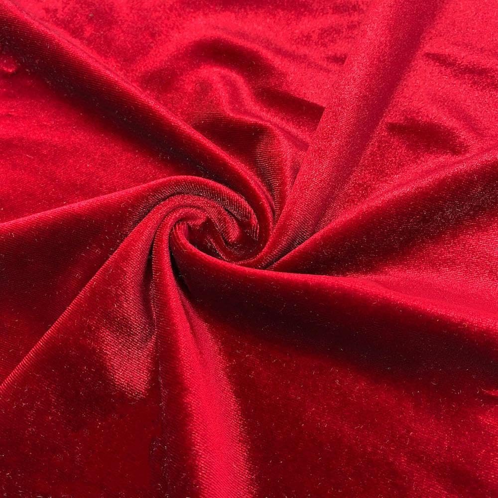 LasilkFabric Stretch Velvet Upholstery Fabric - 