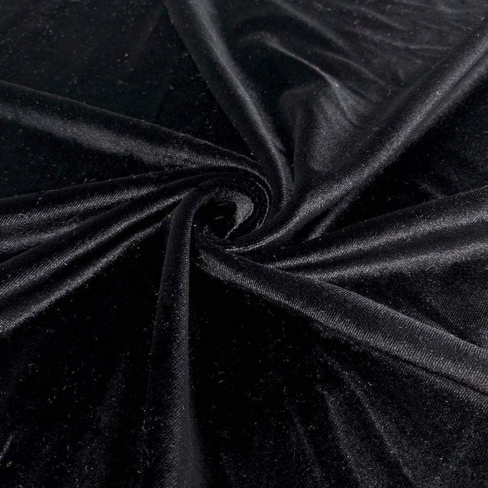 LasilkFabric Stretch Velvet Upholstery Fabric - 