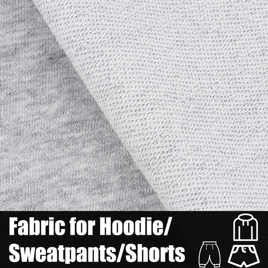 LasilkFabric Terry Knit Fabric, Hoodie/Shorts/Sweatpants Fabric - 