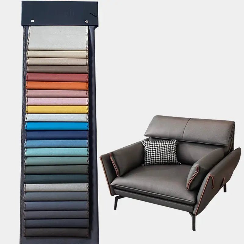 LasilkFabric Waterproof Tech Upholstery Fabric, Faux Leather - 