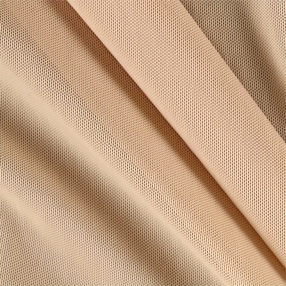 Lightweight Sheer Power Mesh Fabric - 4 - Way Stretch, Nylon Spandex Blend, 152.4cm Wide, Machine Washable - Ideal for DIY Crafts & Sewing Projects - 