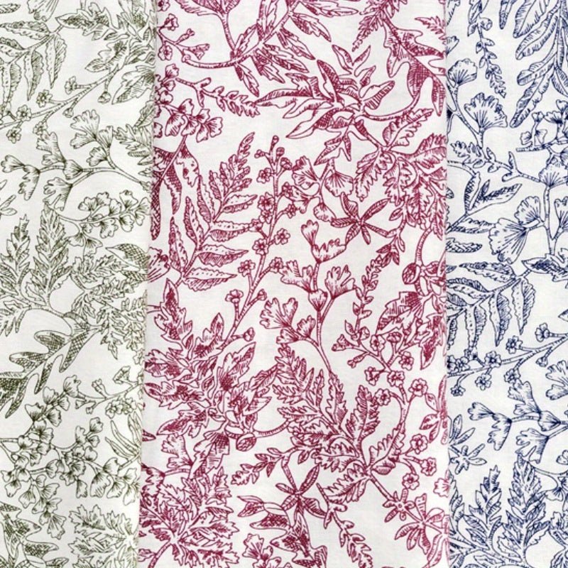 Multifunctional Printed Cotton Fabric for Home Decor - Sofa, Tablecloth, Curtain, Bag, Cushion, Furniture Cover Material - 