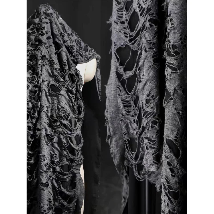Old Craft Laminated Fabric, Destructive Style, Designer Fabrics - 