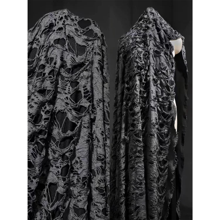 Old Craft Laminated Fabric, Destructive Style, Designer Fabrics - 