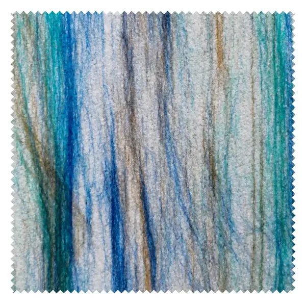 Peacock Style Wool Tweed, Designer Fabrics - 