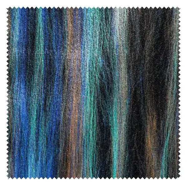 Peacock Style Wool Tweed, Designer Fabrics - 