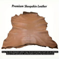 Load image into Gallery viewer, Premium Genuine Brown Sheepskin Leather - 
