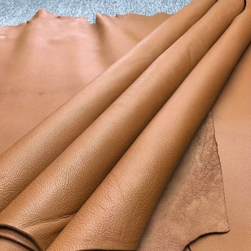 Premium Genuine Brown Sheepskin Leather - 