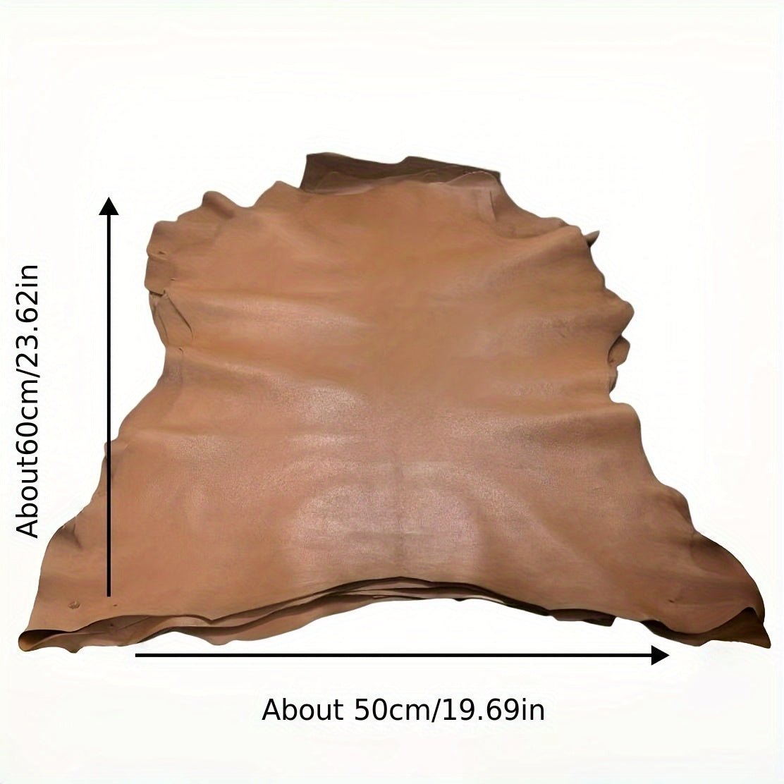 Premium Genuine Brown Sheepskin Leather - 