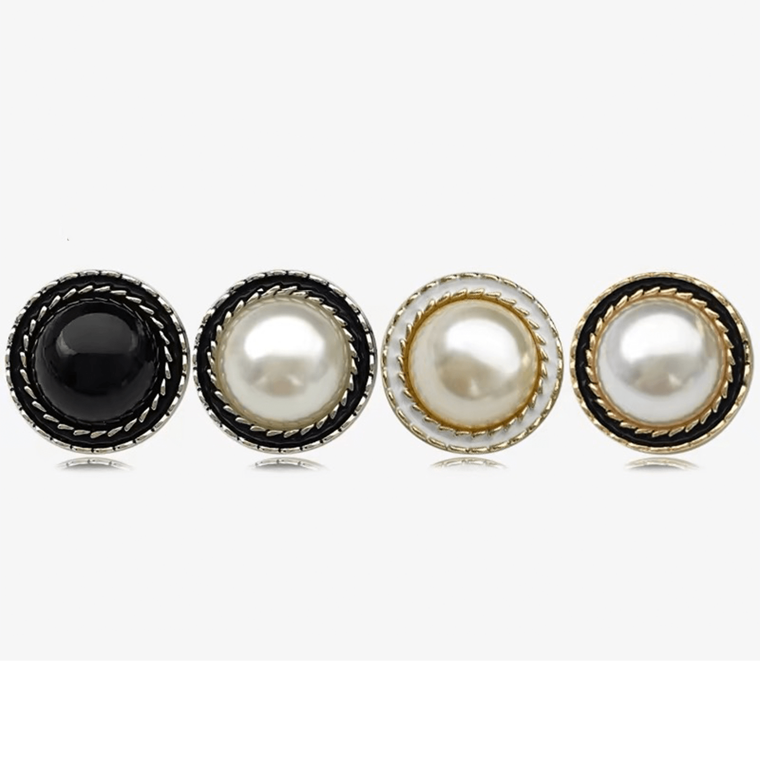 Premium Luxury Pearl Button - 
