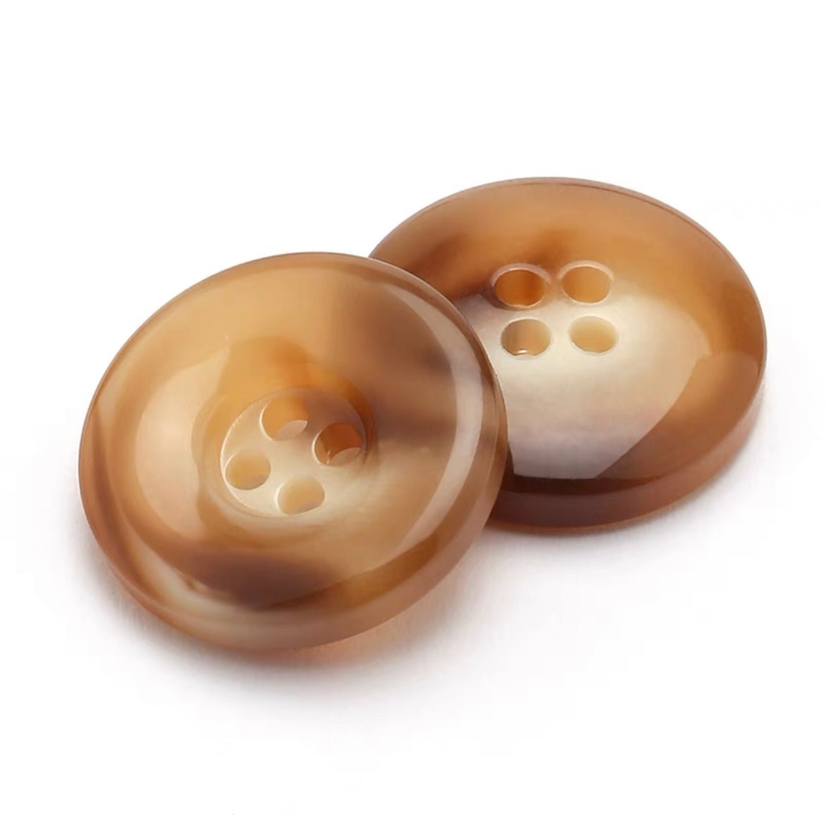 Premium tortoiseshell Coat Button - 