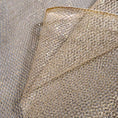 Load image into Gallery viewer, Shiny Voile Tulle Mesh Fabric Party Home Decor Transparent Plaid Net Fabric Golden Silvery Gauze Apparel Mesh Cloth DIY Sewing - 
