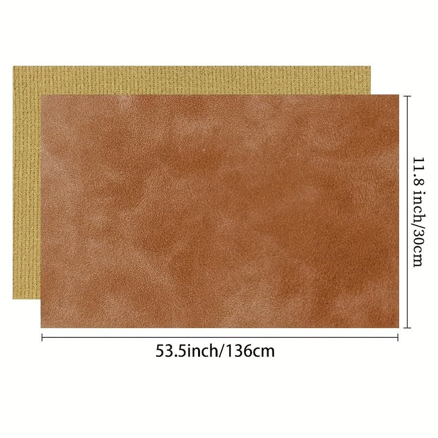 Soft Faux Suede Leather Fabric - 