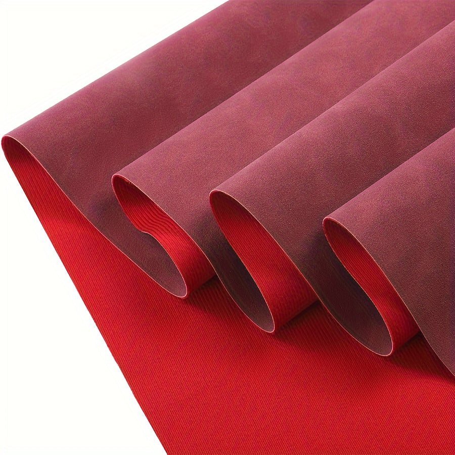 Soft Faux Suede Leather Fabric - 