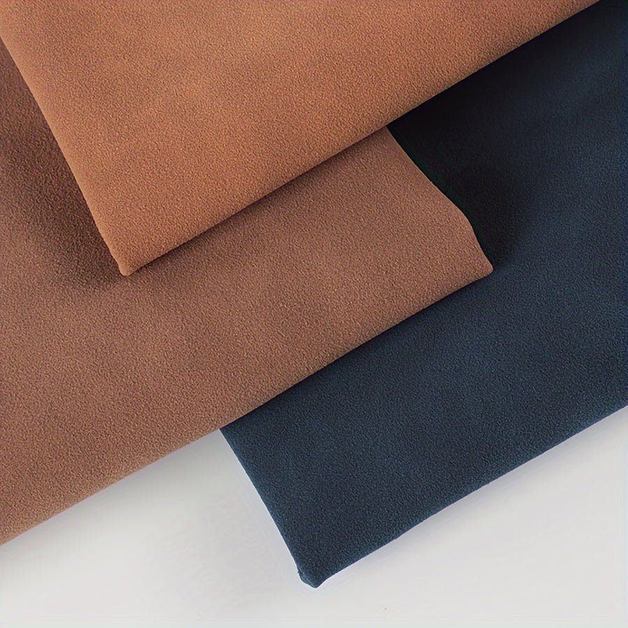 Soft Faux Suede Leather Fabric - 