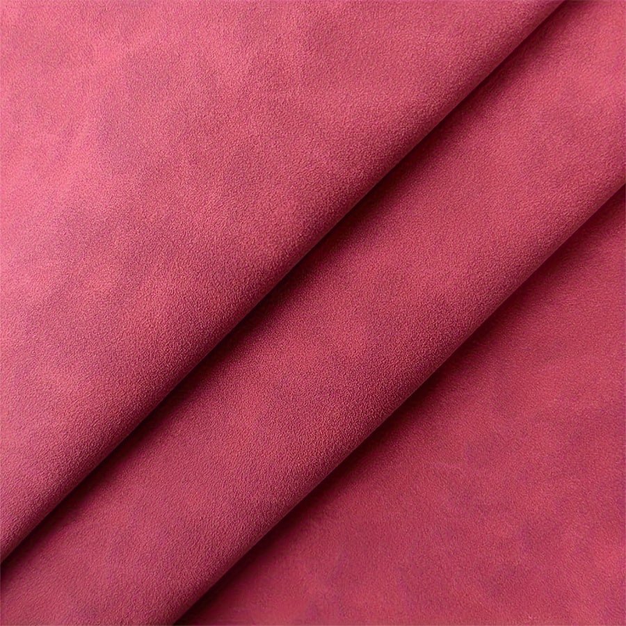 Soft Faux Suede Leather Fabric - 
