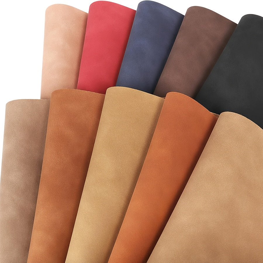 Soft Faux Suede Leather Fabric - 