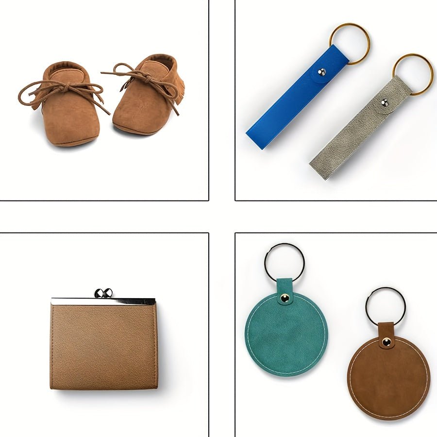 Soft Faux Suede Leather Fabric - 