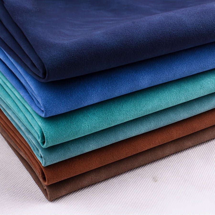 Soft Faux Suede Leather Fabric - 