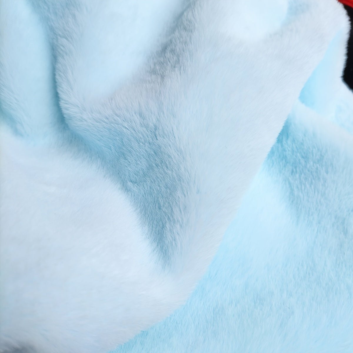 Soft Rabbit Plush Fur Fabric, Faux Plush Fabric - 