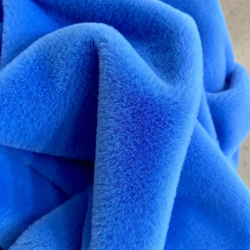 Soft Rabbit Plush Fur Fabric, Faux Plush Fabric - 