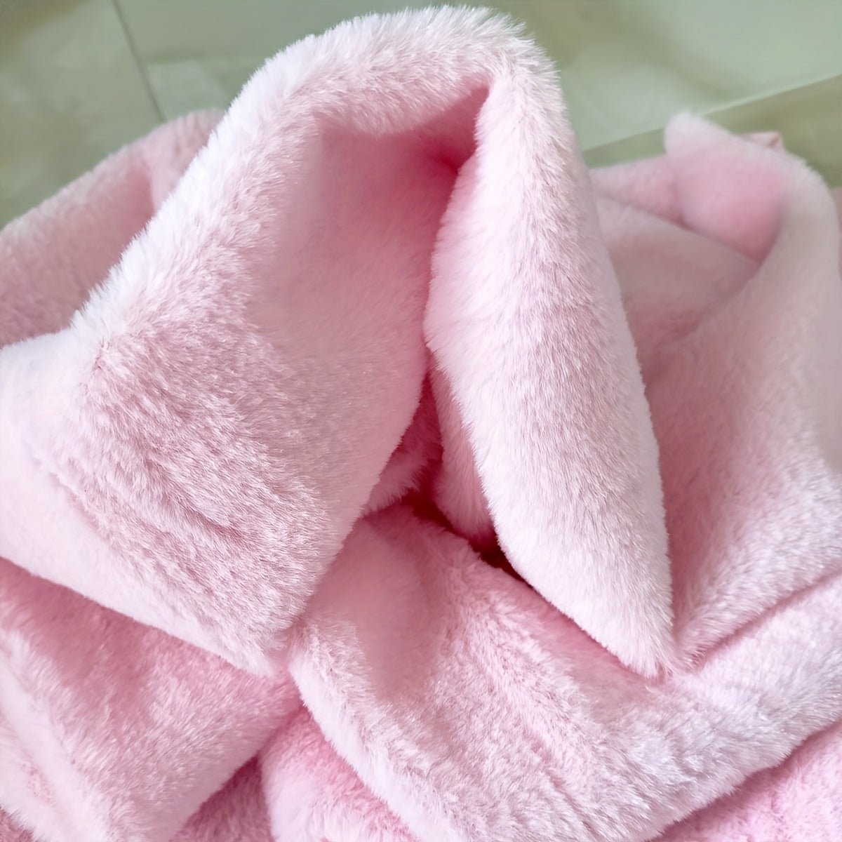 Soft Rabbit Plush Fur Fabric, Faux Plush Fabric - 