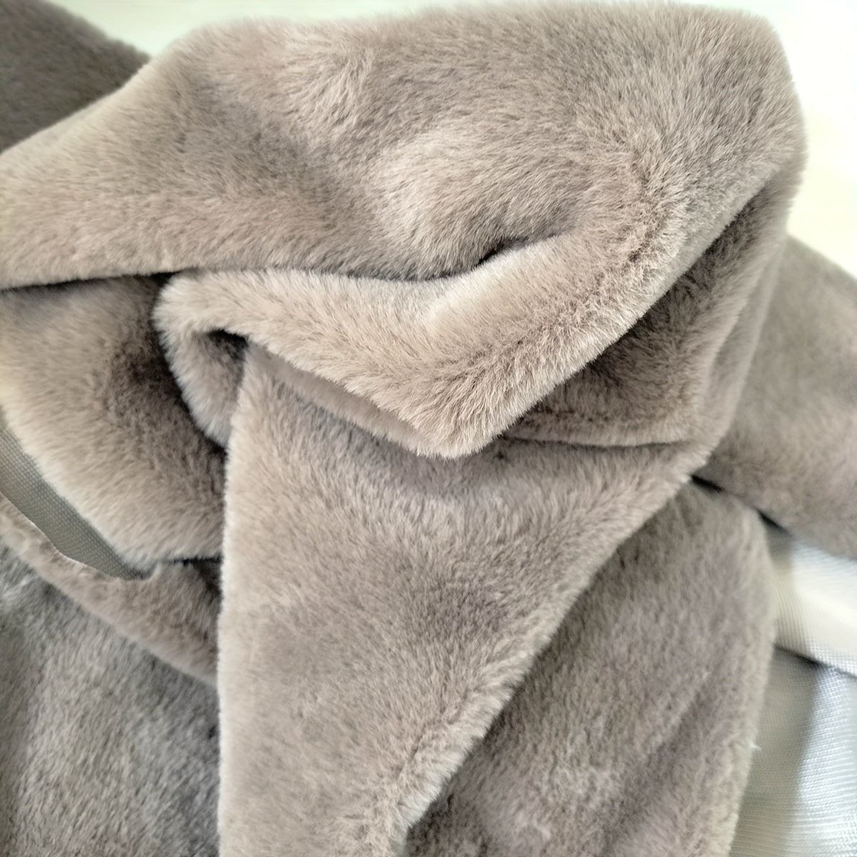 Soft Rabbit Plush Fur Fabric, Faux Plush Fabric - 