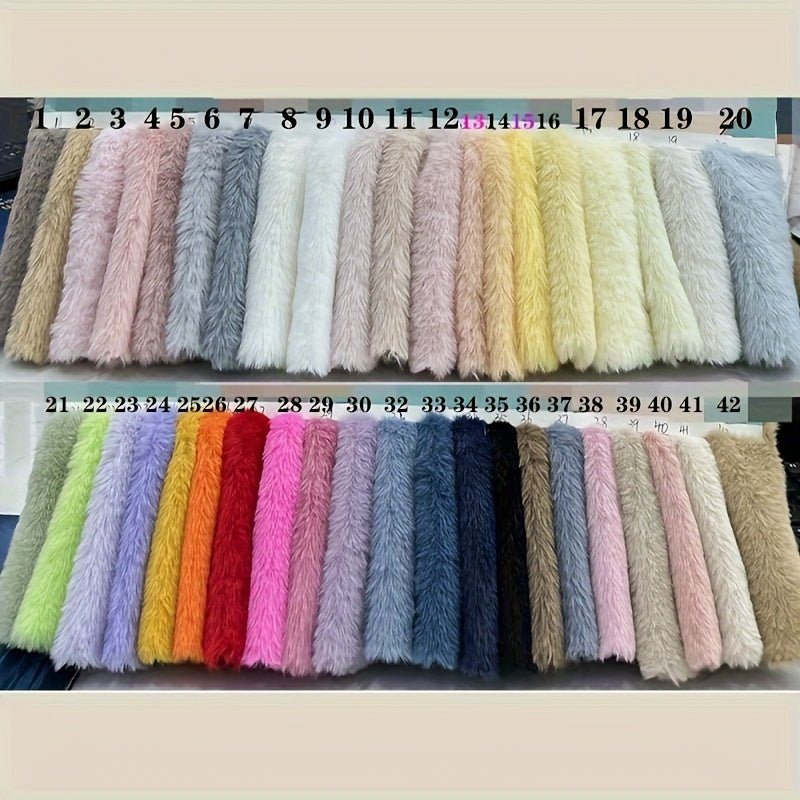 Soft Rabbit Plush Fur Fabric, Faux Plush Fabric - 