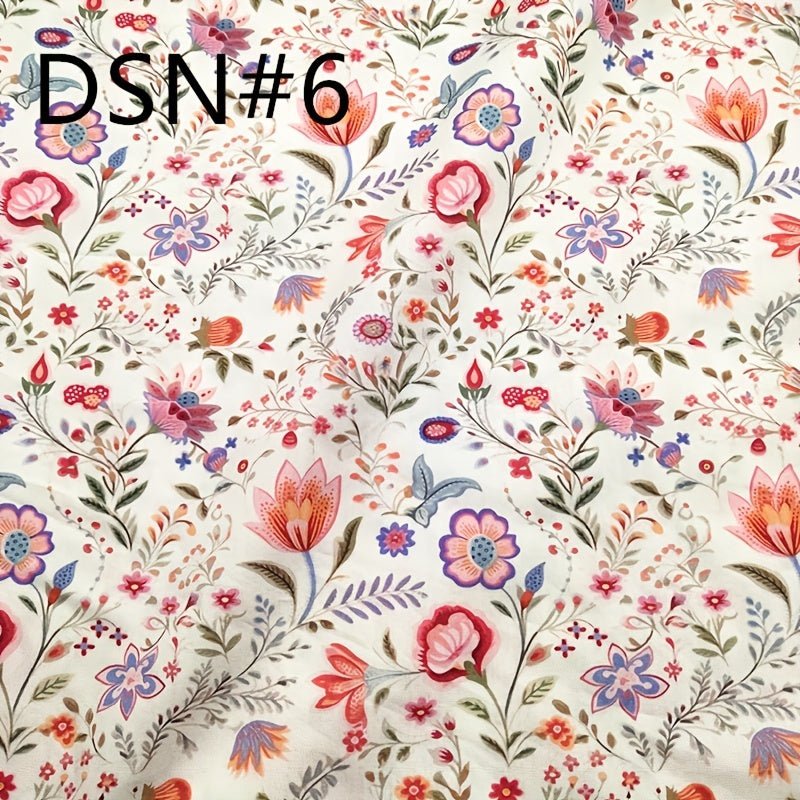 TC Bohemian Vintage Paisley Digital Printed Fabric - 