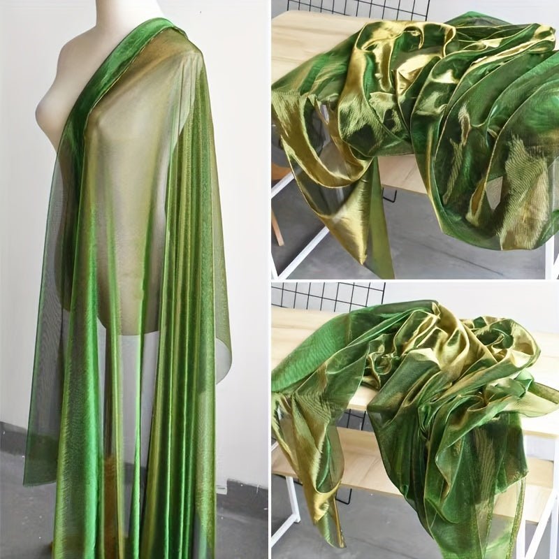 Two - color Mesh Fabric, See - through Fabric Creative Handmade Fabric For Wedding Dress Curtain - 