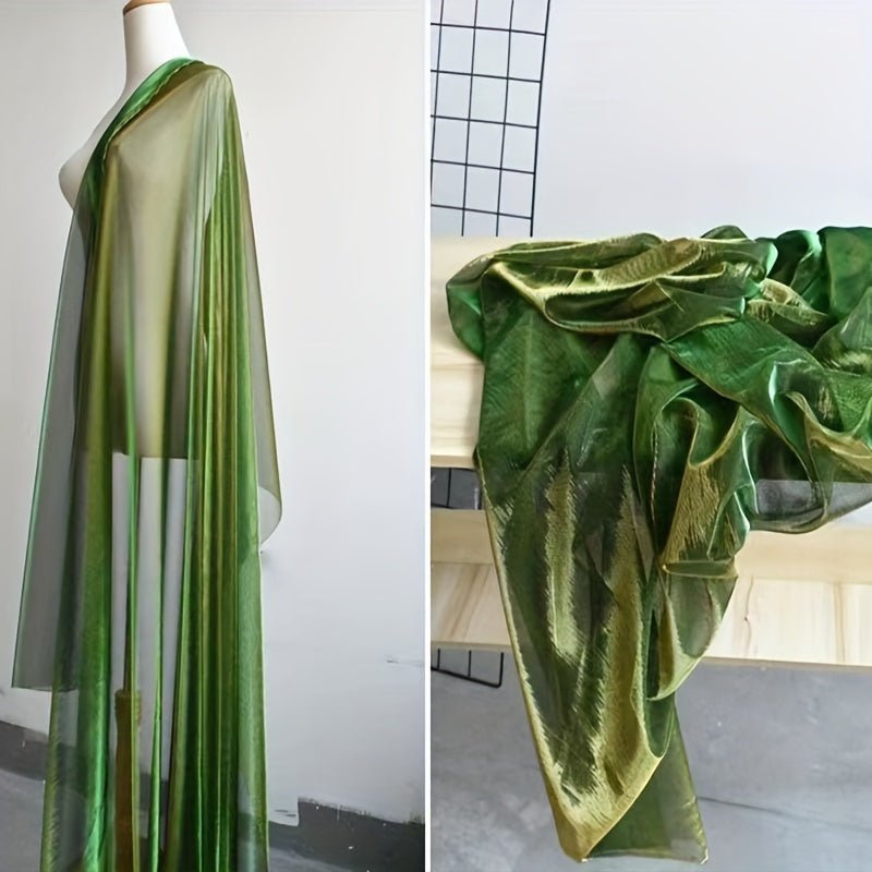 Two - color Mesh Fabric, See - through Fabric Creative Handmade Fabric For Wedding Dress Curtain - 