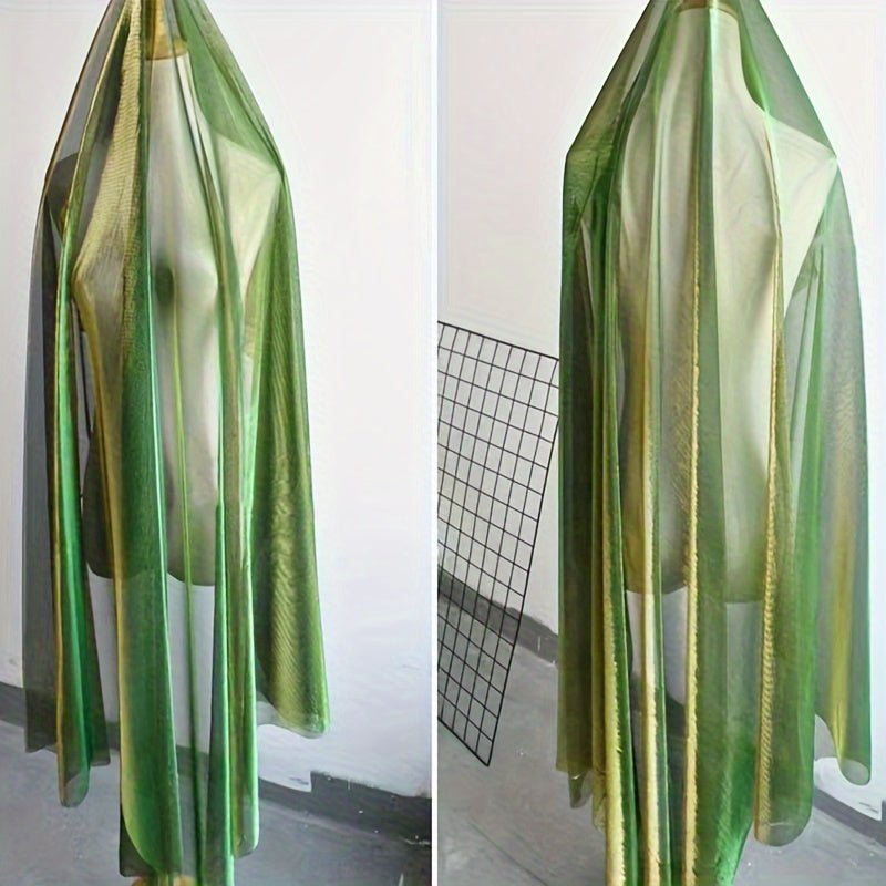 Two - color Mesh Fabric, See - through Fabric Creative Handmade Fabric For Wedding Dress Curtain - 