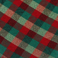 Load image into Gallery viewer, Unique Red Green Plaid Fabric Cut by Yard, Christmas Decoration Fabric, Perfect For Curtains, Sofa Covers, Pillow Making, Holiday Decorations - 
