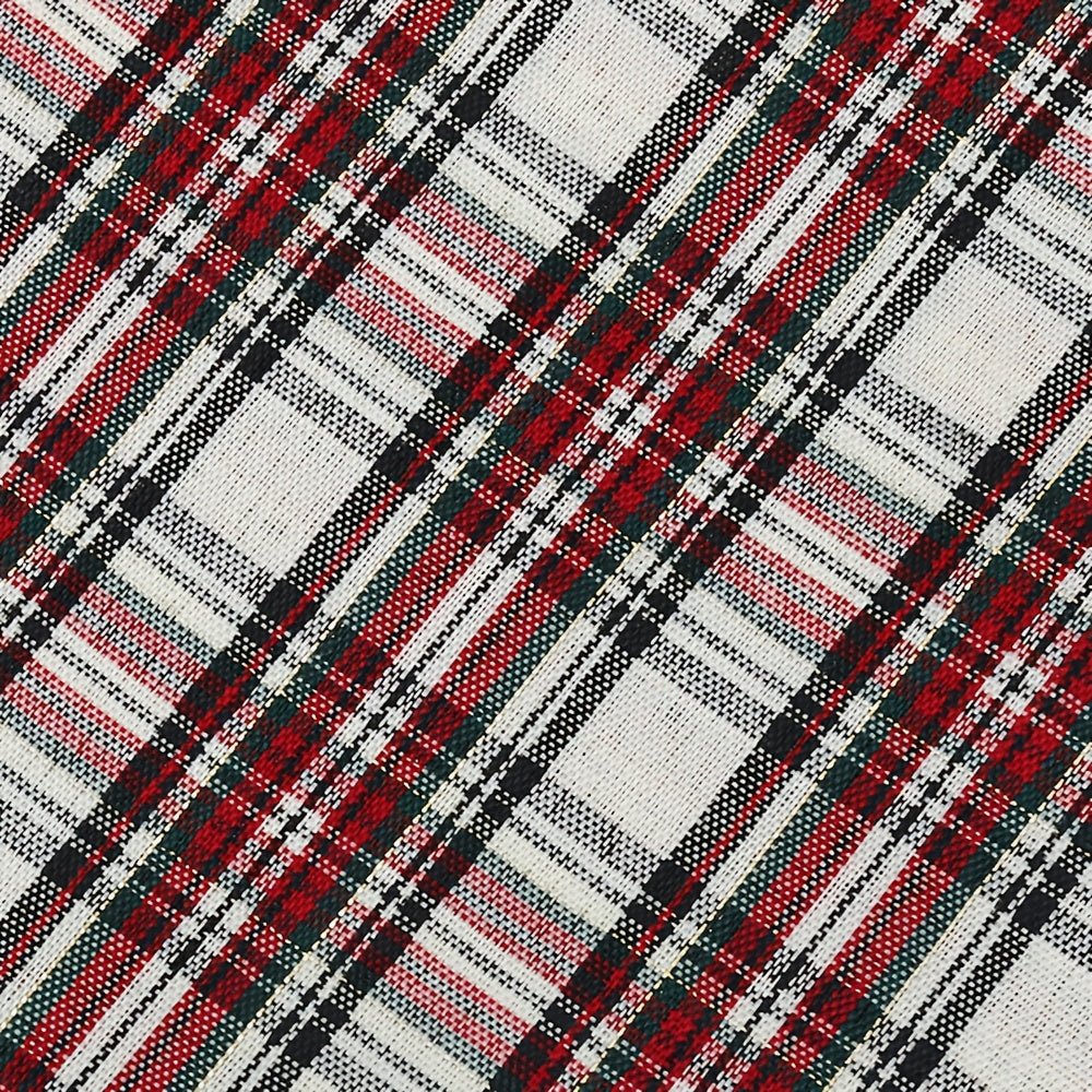 Unique Red Green Plaid Fabric Cut by Yard, Christmas Decoration Fabric, Perfect For Curtains, Sofa Covers, Pillow Making, Holiday Decorations - 