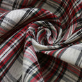 Load image into Gallery viewer, Unique Red Green Plaid Fabric Cut by Yard, Christmas Decoration Fabric, Perfect For Curtains, Sofa Covers, Pillow Making, Holiday Decorations - 
