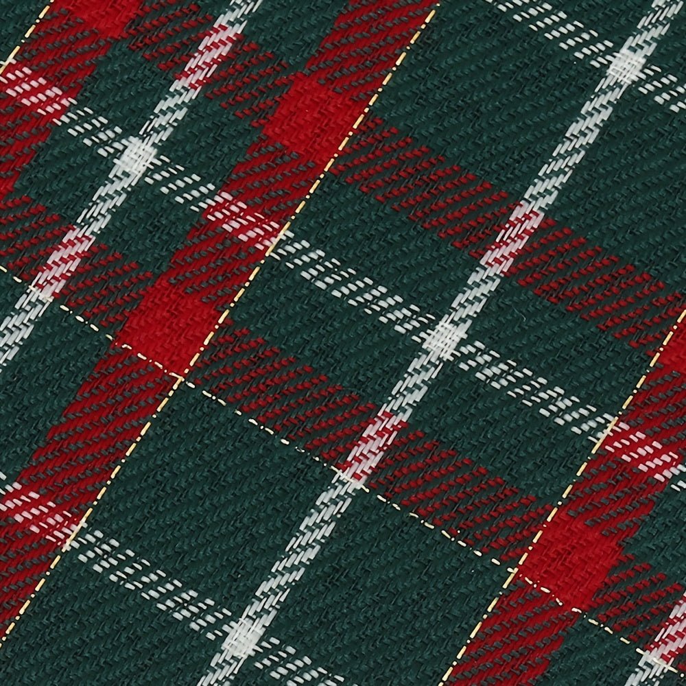 Unique Red Green Plaid Fabric Cut by Yard, Christmas Decoration Fabric, Perfect For Curtains, Sofa Covers, Pillow Making, Holiday Decorations - 