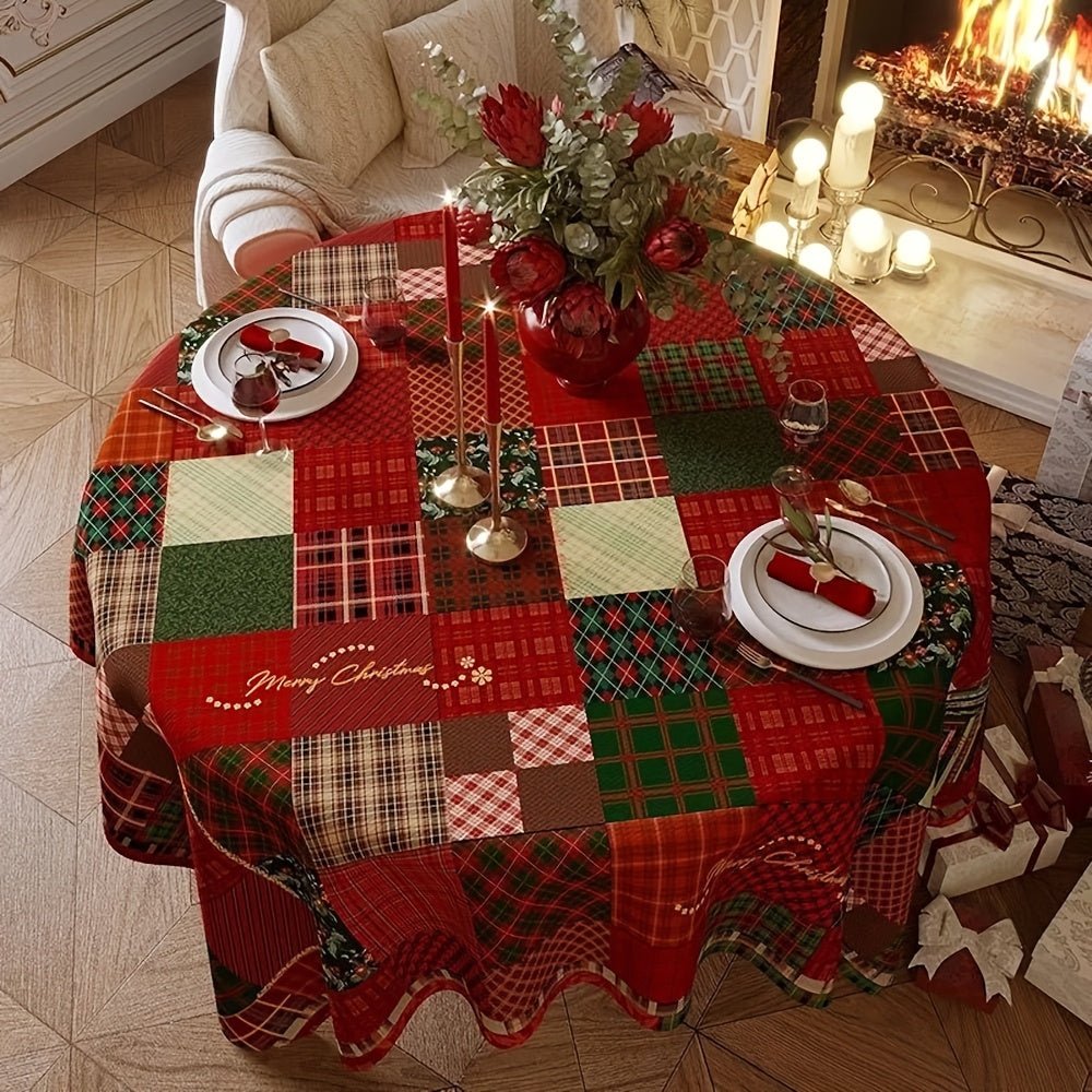 Unique Red Green Plaid Fabric Cut by Yard, Christmas Decoration Fabric, Perfect For Curtains, Sofa Covers, Pillow Making, Holiday Decorations - 